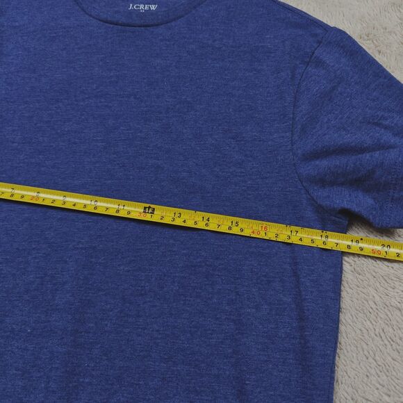 J Crew Crewneck T-shirt Men's S Blue Basic Plain Lounge Cotton Blend - Picture 5 of 5